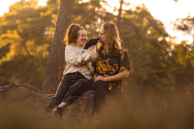 Koppelfotoshoot met hond