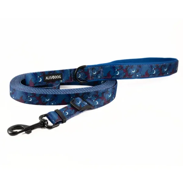 Dog Adjustable Leash 250-500cm - Midnight Frost - ALISDOG