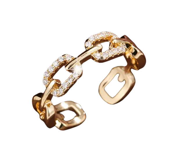 Bague Éclat Lié doré