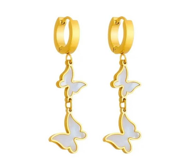Boucles d’oreilles Papillonéa