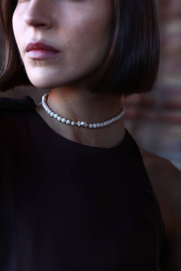 CHOKER LUMIÈRE BLANCO