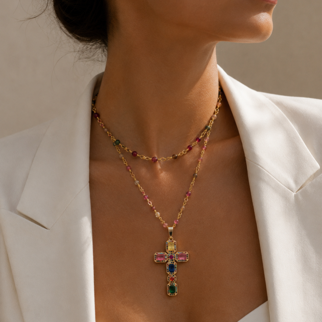 COLLAR CRUZ MULTICOLOR