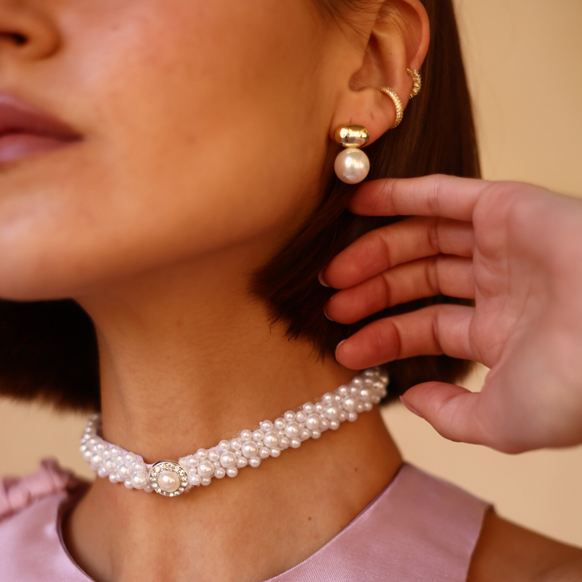 CHOKER PERLE ELEGANCE