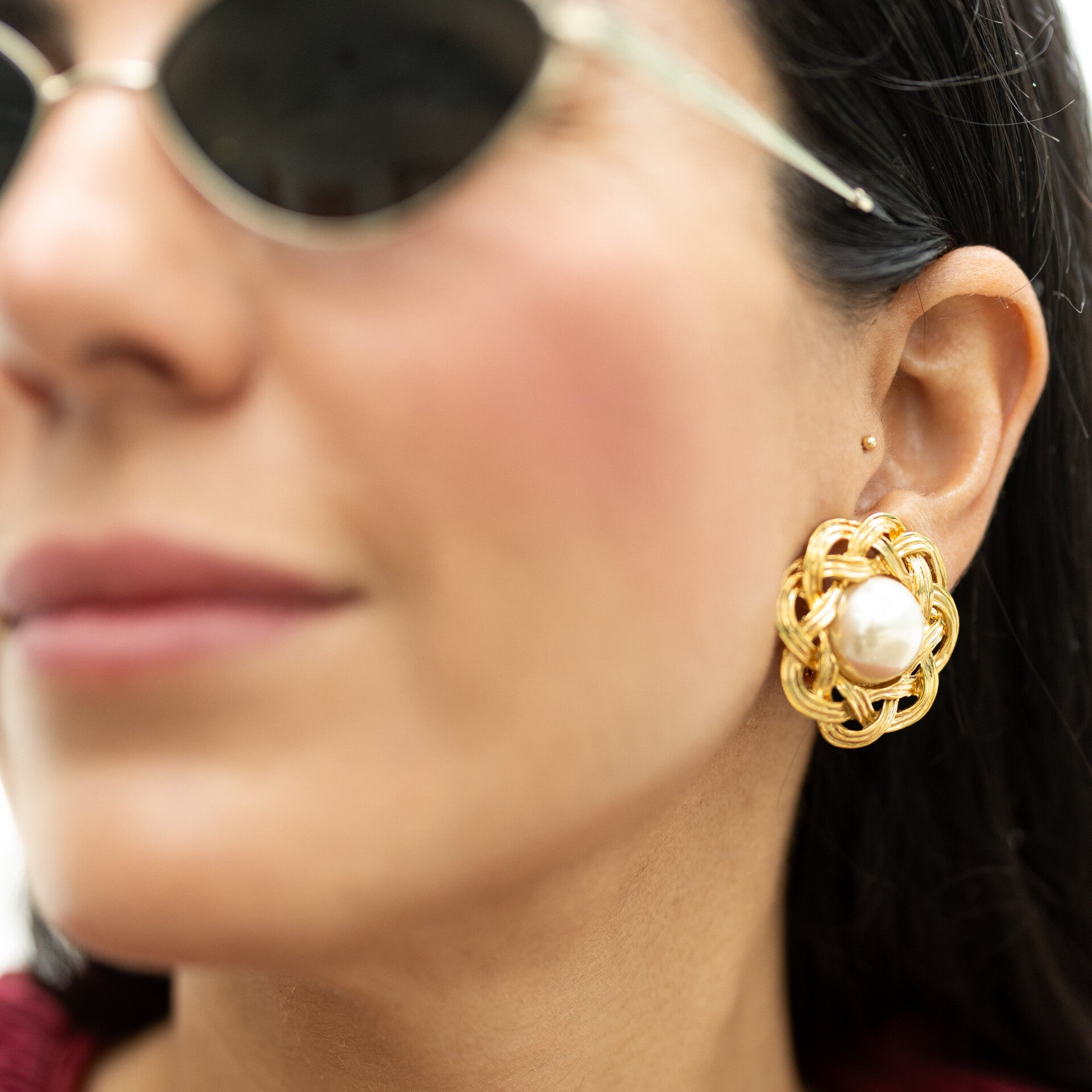 PENDIENTES GOLDEN CAMÉLIA