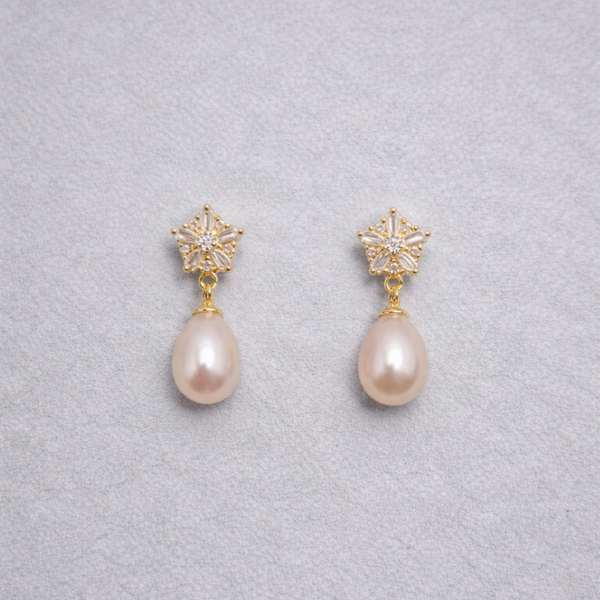 PENDIENTES FLOR ROSÈ