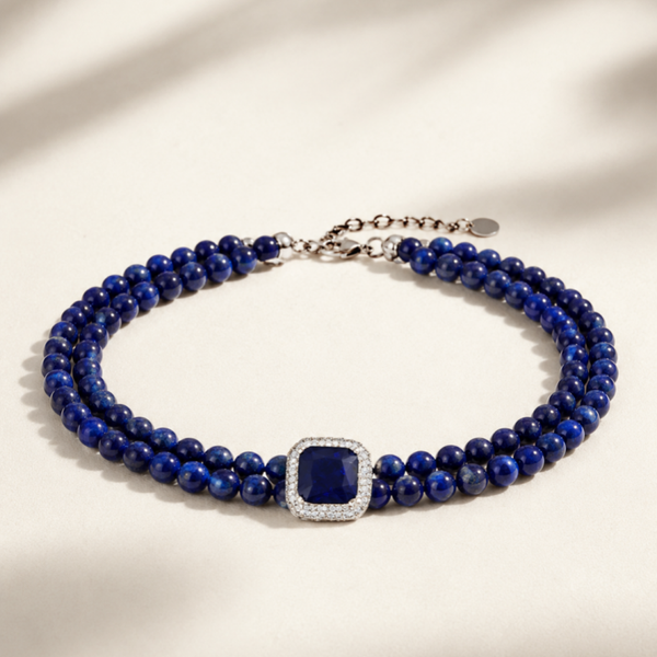 CHOKER DEEP BLUE
