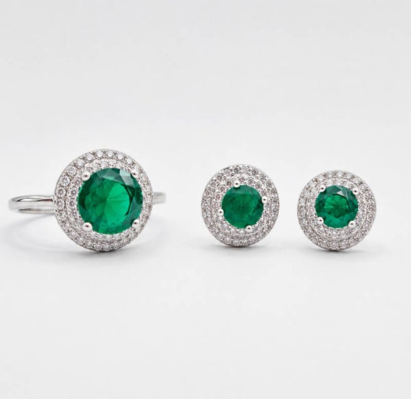 PENDIENTE GREEN MUSE MINI