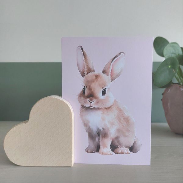 Fotostandaard / Kaartenstandaard hart - blanco