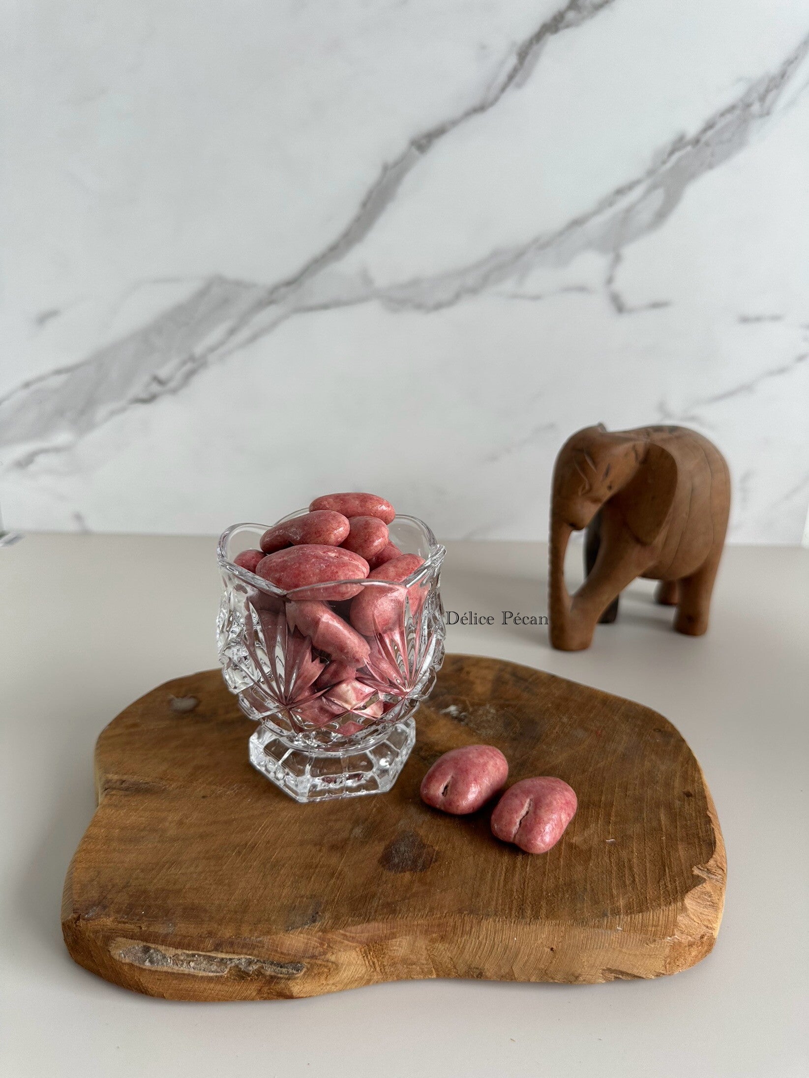 Noix de pécan - Framboise