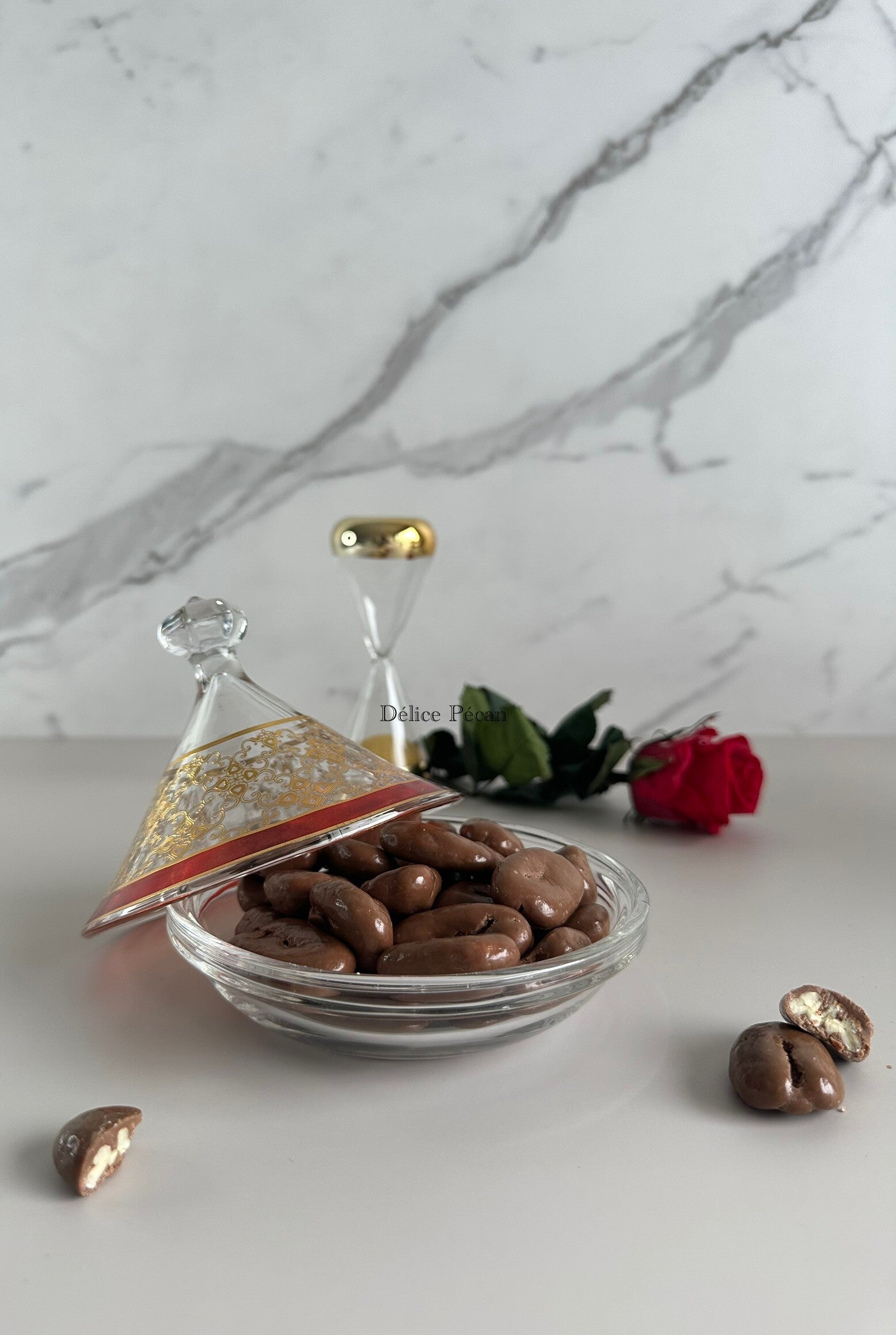 Noix de pécan - Chocolat - Caramel (façon Twix)