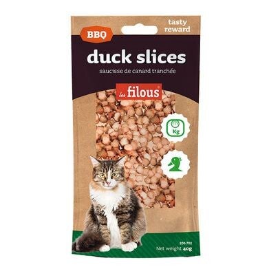 Friandises pour chat Saucisse De Canard Tranchée pour Chat