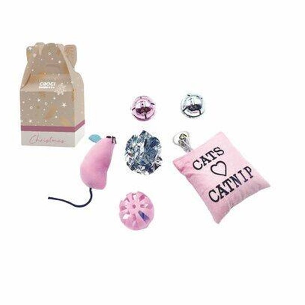 Lot de 6 jouets Chat Noël