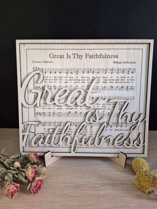 Great is Thy Faithfulness  - naturel