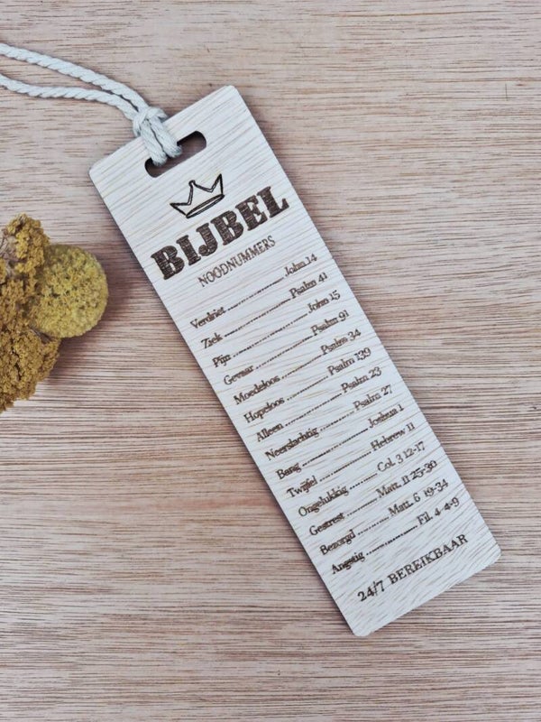 Bladwijzer voor in Bijbel  -Nederlandstalig
