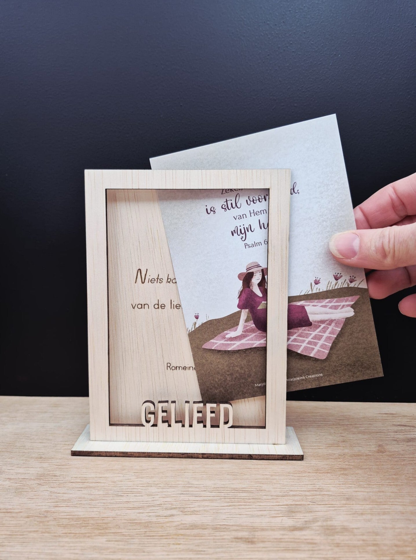 Kaarthouder  "Geliefd"