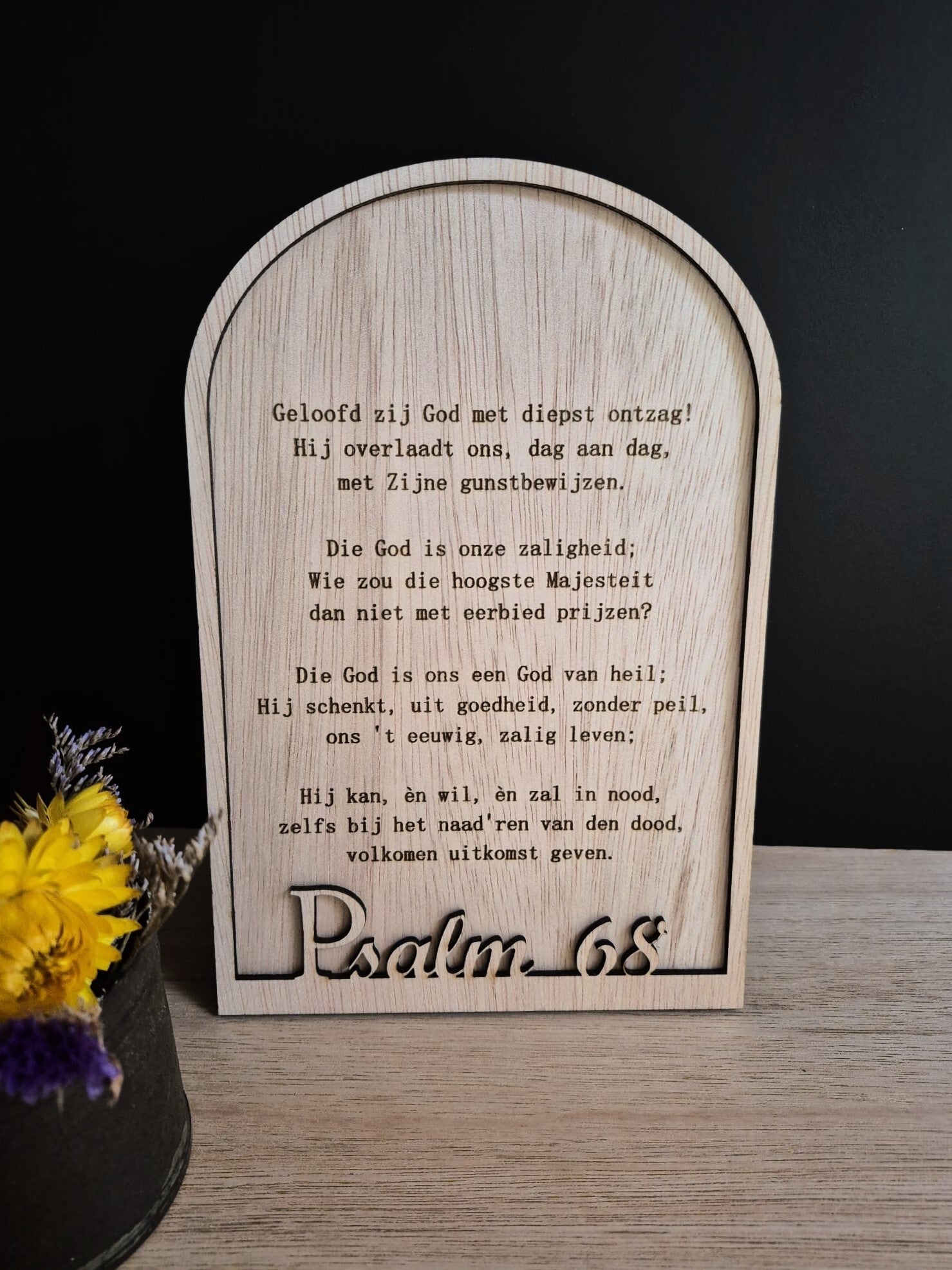 Psalm 68 vers 10 Geloofd zij God (Berijmd)