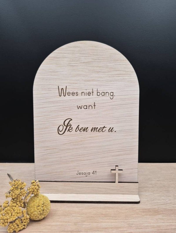 ...want Ik ben met u (boog)