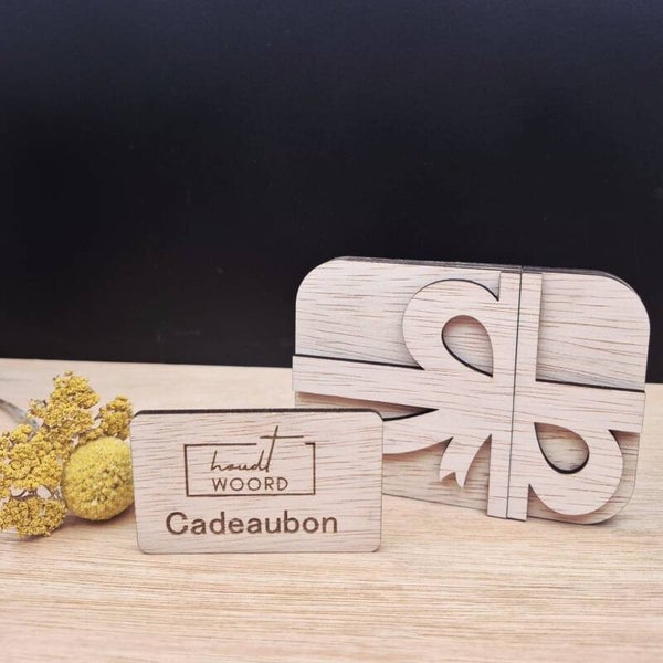 Cadeaubon Houdtwoord  - naturel