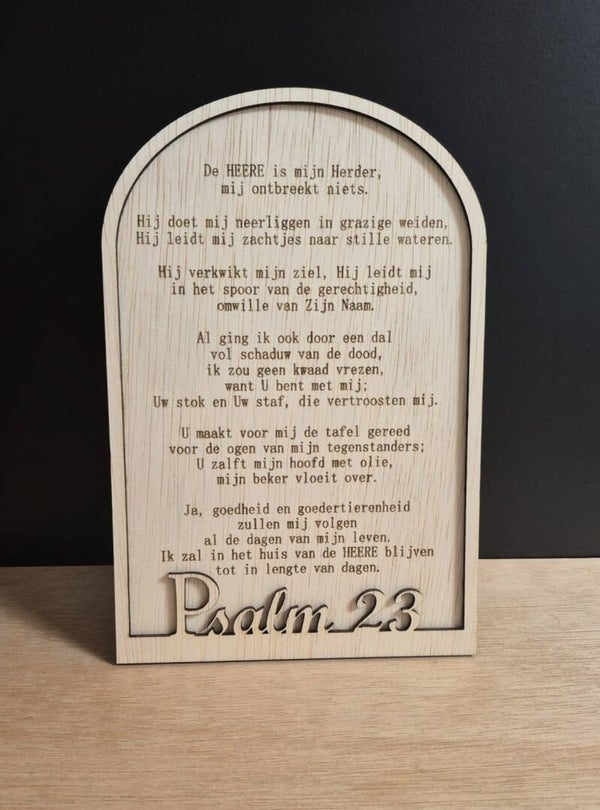 Psalm 23 De Heer is mijn Herder  (HSV)