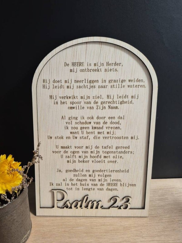 Kies een Psalm -Bord