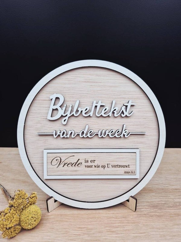 Bijbeltekst van de week  - rond