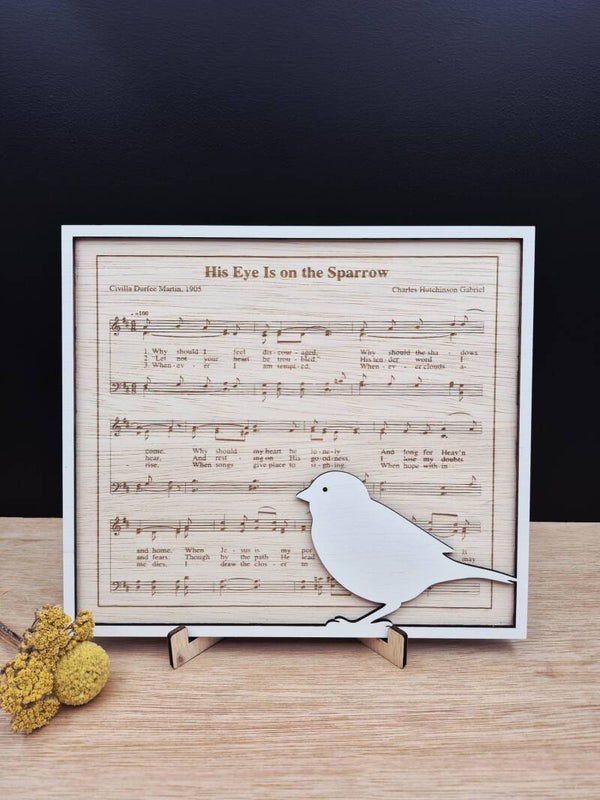 His Eye is on the sparrow  - wit