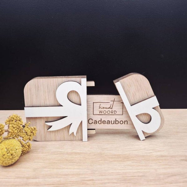 Cadeaubon Houdtwoord  - wit