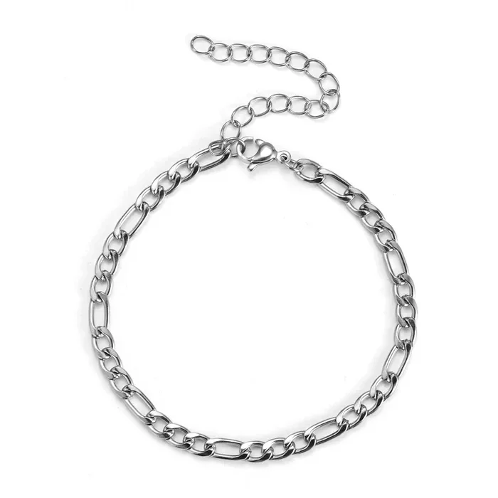 Simple Anklet Chain Silver