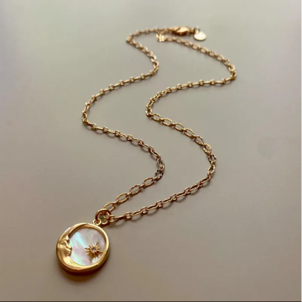 Moon Gold Necklace