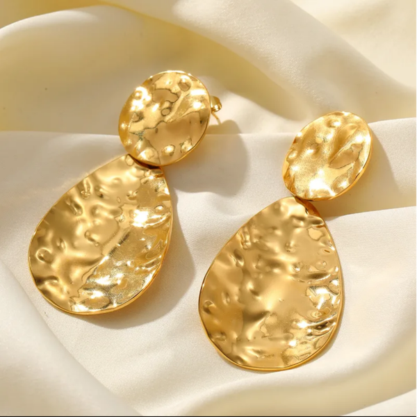 Artistic Gold Earrings