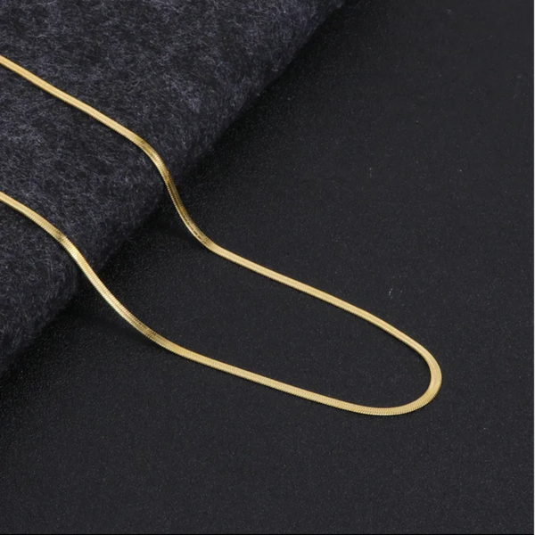 Thin Snake Gold Chain
