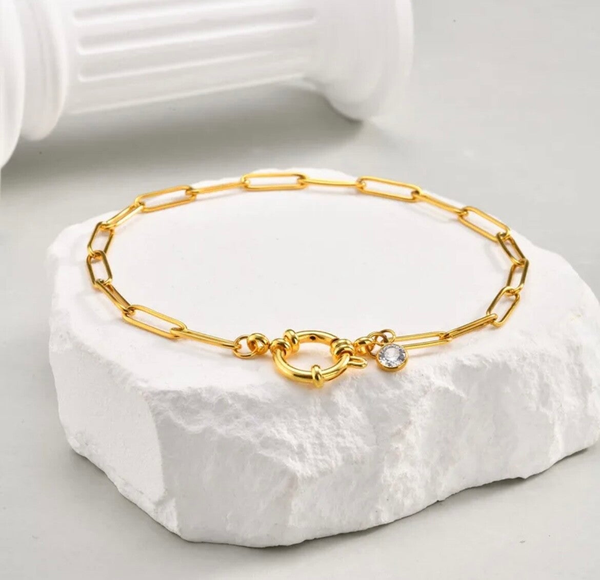 Boho Steps Gold Anklet