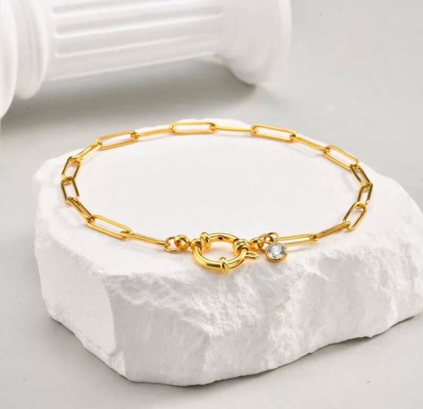 Boho Steps Gold Anklet