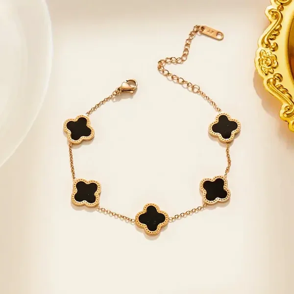 Cross Black Bracelet