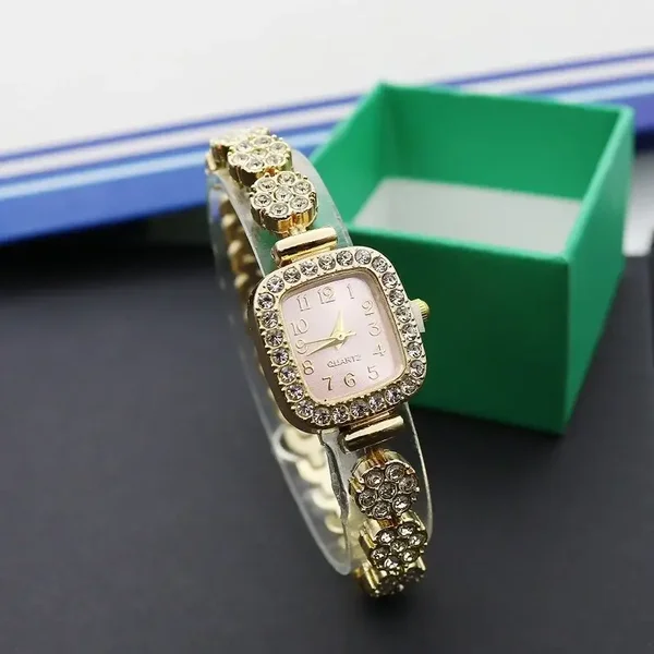 Crystal Royale Gold Watch