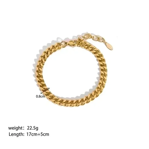 Classic Gold Chain Bracelet