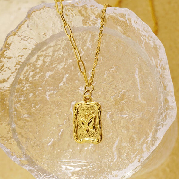Butterfly Gold Necklace