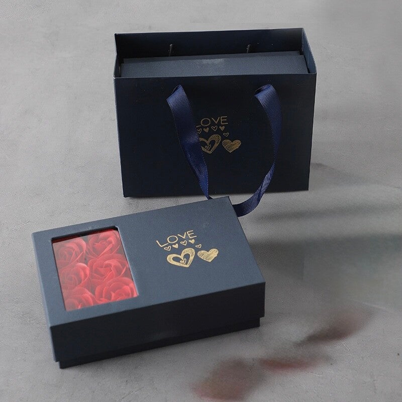 Forever Roses & Love Blue Box