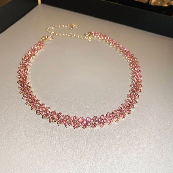 Shiny Pink Choker
