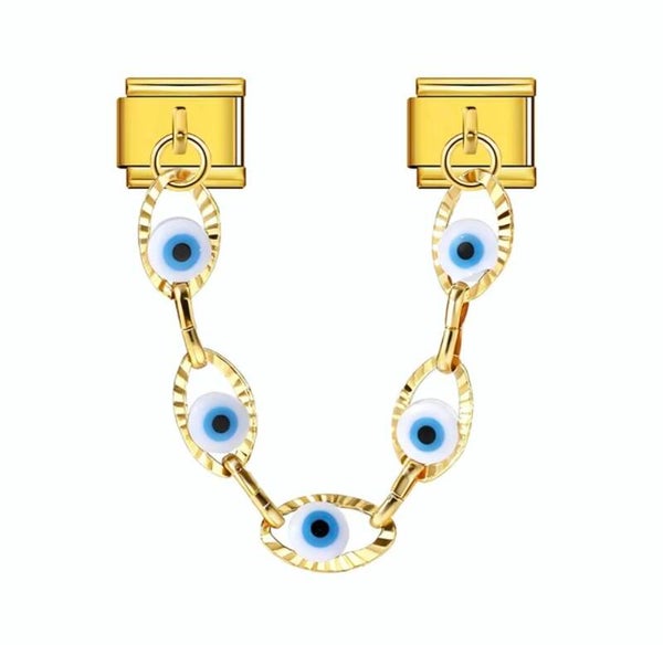 Eyes Chain Gold Charm