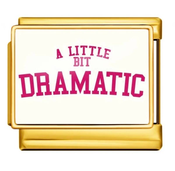 Dramatic Gold Charm