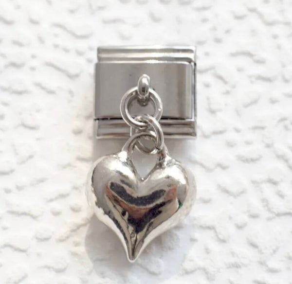 Silver Heart Charm