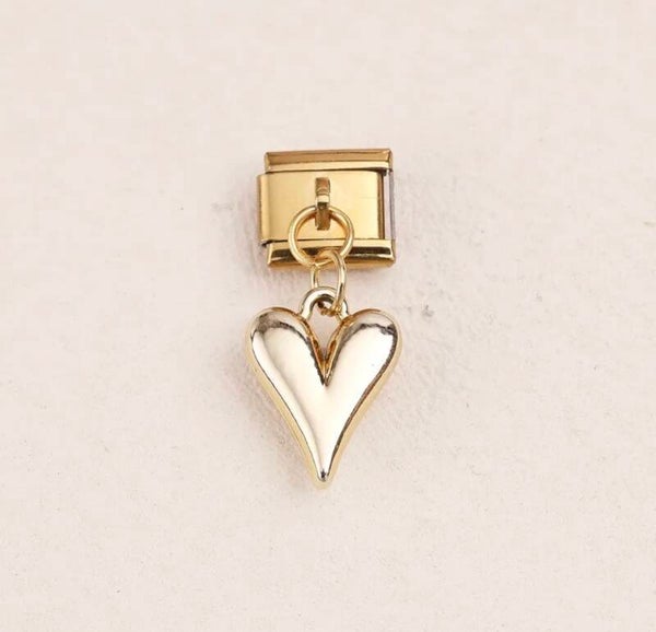 Gold Heart Charm