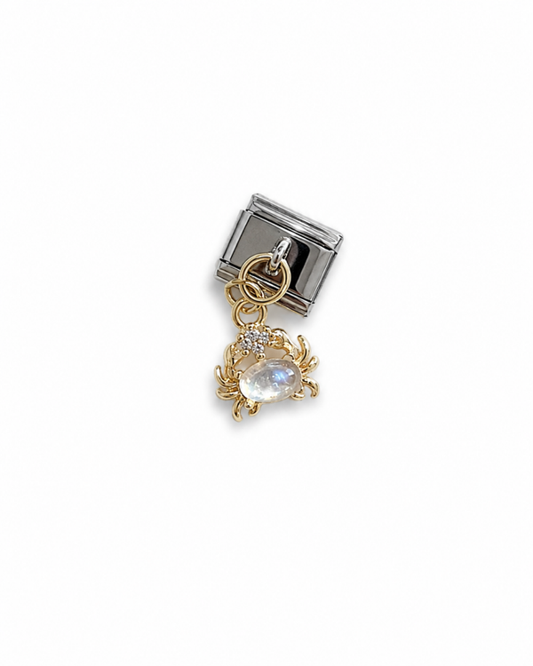 Zircon Crab Charm