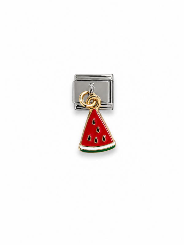 Watermelon Silver Charm