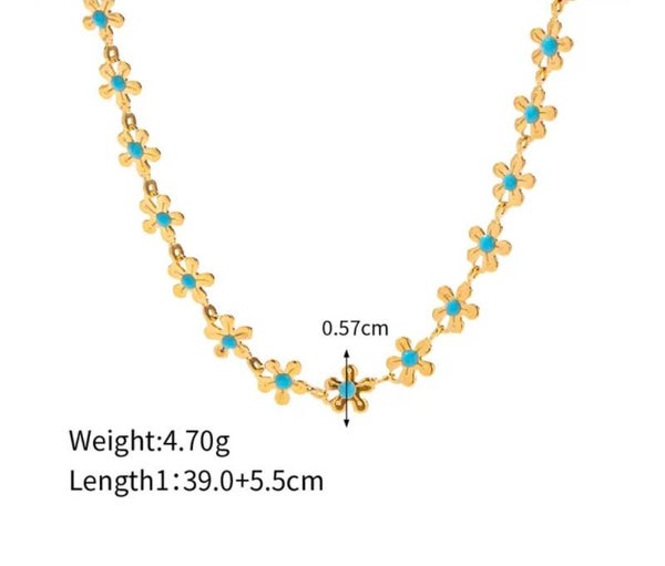 Floral Gold Necklace