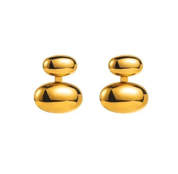 Double Gold Earrings