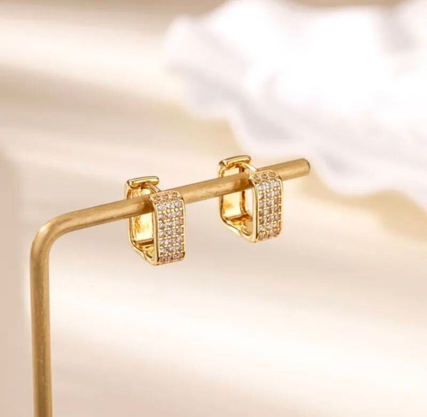 Glitter Gold Earrings