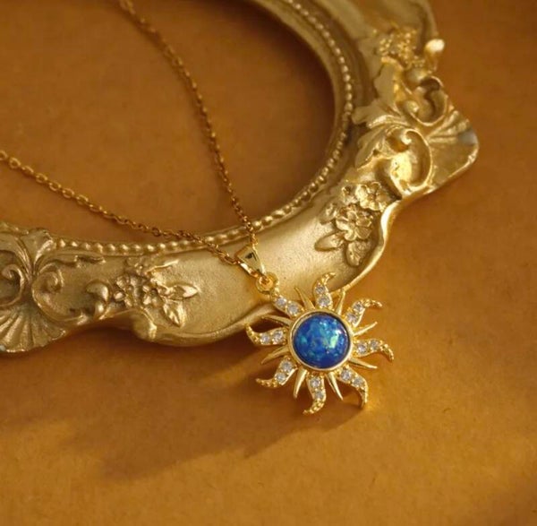 Blue Helios Necklace