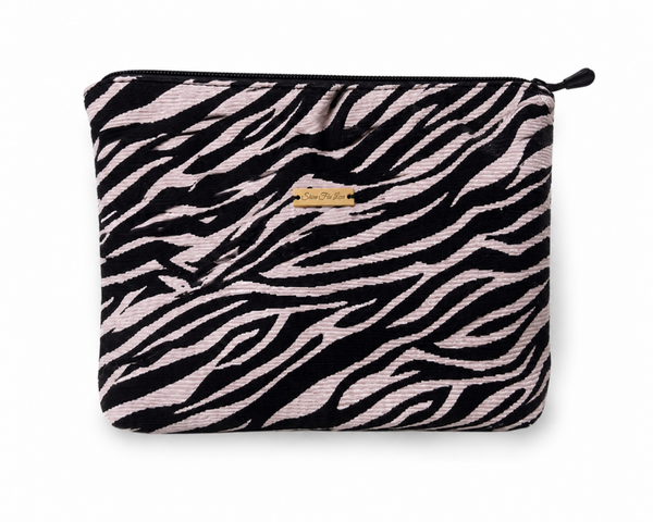 Zebra Beach Pouch